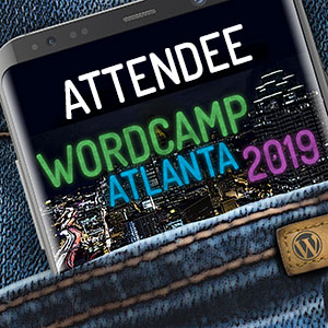 WordCamp Atlanta 2019 Attendee Badge