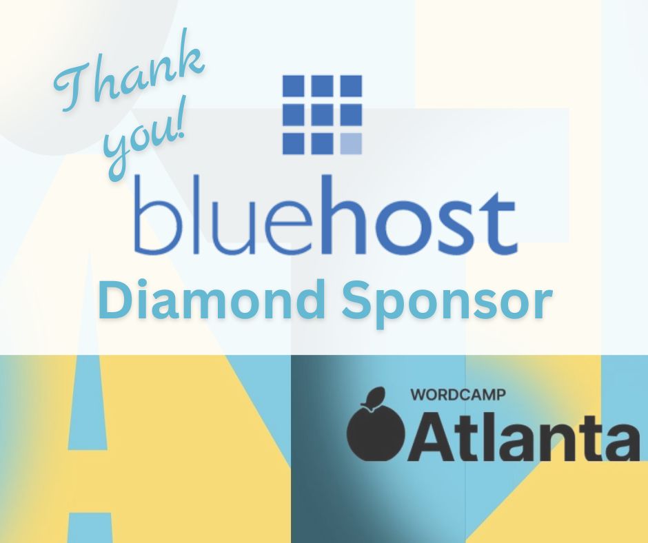 Bluehost sponsor image WordCamp Atlanta